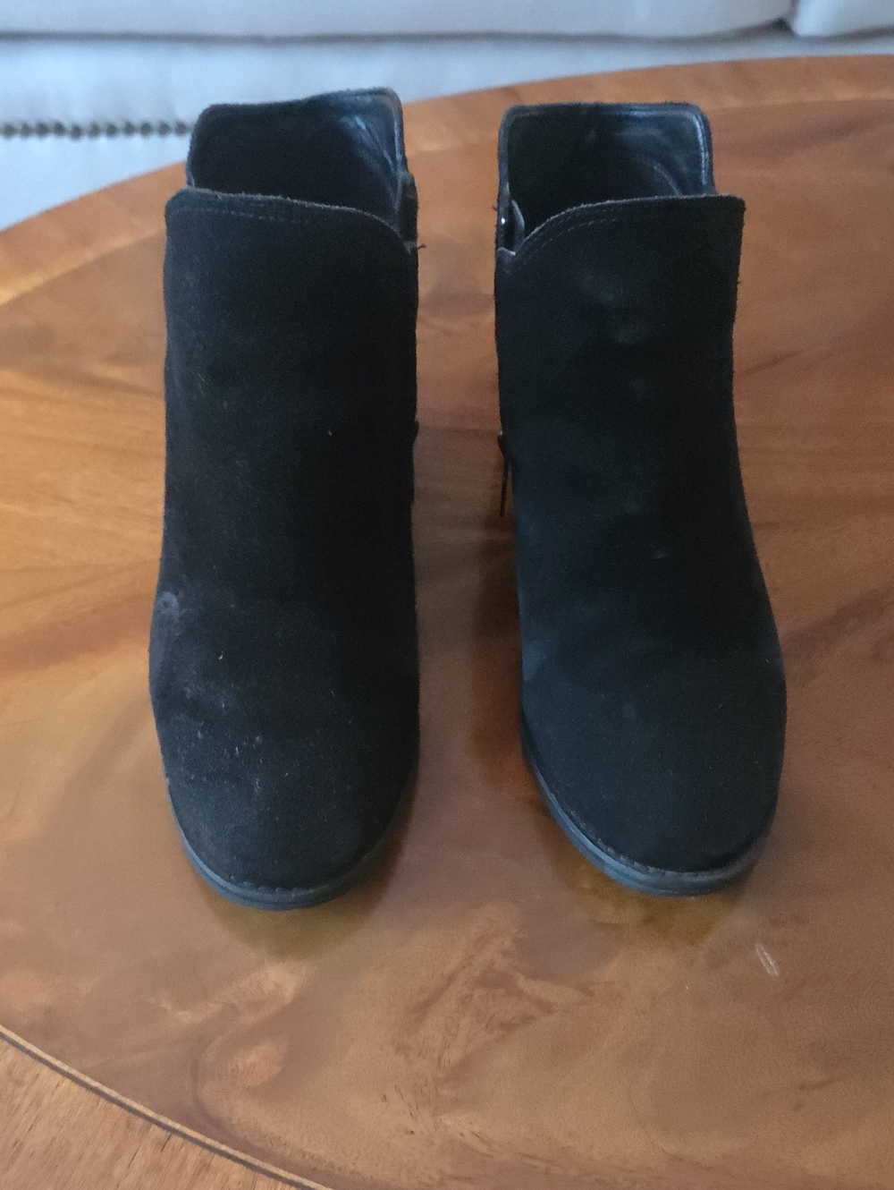 Blondo Black Suede Ankle Booties